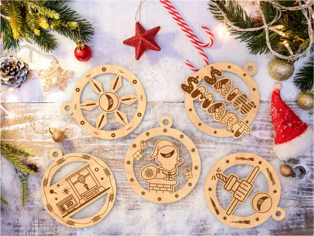 dazzle and delight: elevating your christmas decor with laser-cut decorations